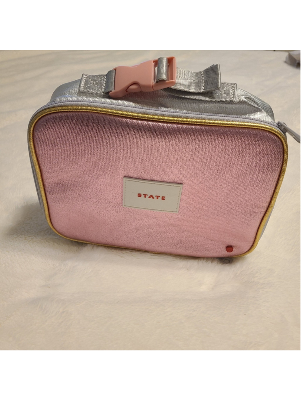 State Brand Lunch Box Bag Insulated pink, Silver Metallic Rodgers Kids